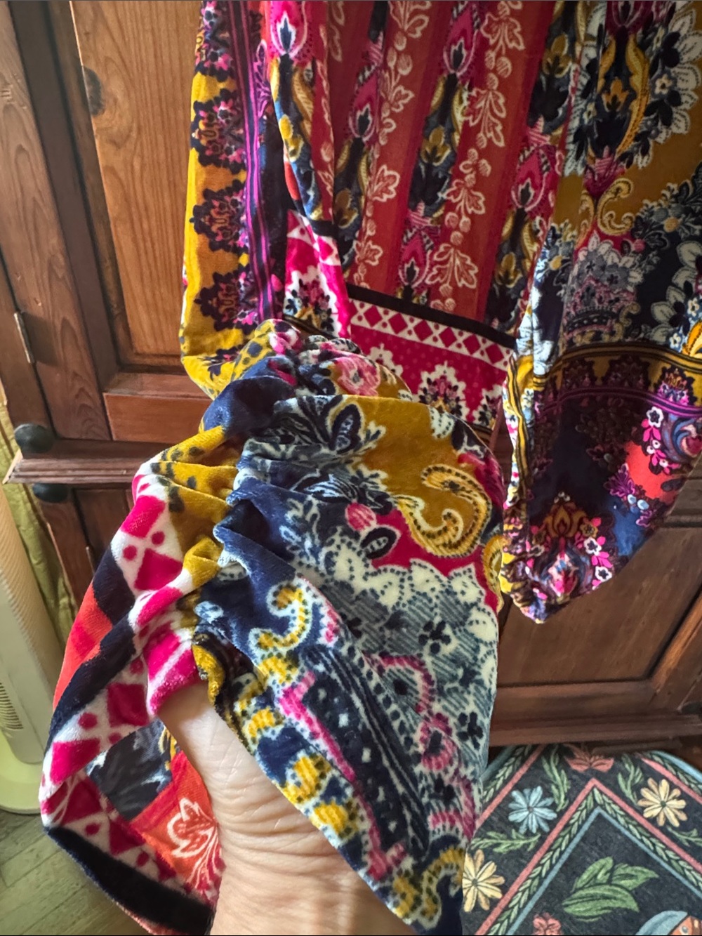 NWT BY ANTHROPOLOGIE MULTI COLOR BOHO PRINT HAREM PANTS SIZE S - Picture 8 of 15